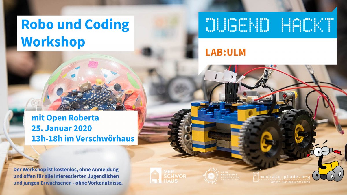 Robo und Coding Workshop im Jugend hackt Lab