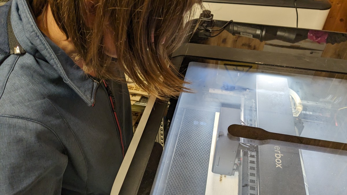 Always in demand: The Fablab laser cutter